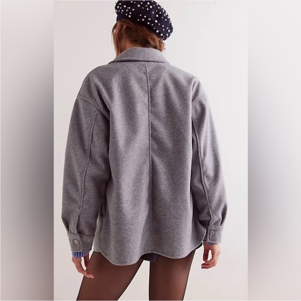 NWOT Free People We The Free Lola Shirt Jacket (size M) - Picture 4 of 14